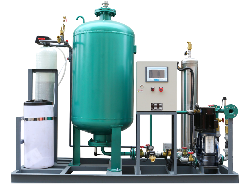補水機組+真空脫氣機+全自動軟水器一體化機組